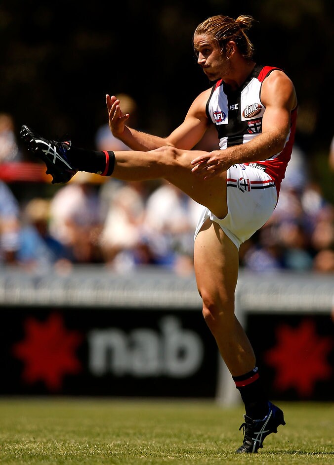 AFL 2016 NAB Challenge - St Kilda v North Mlebourne The Saints had hoped to throw Paddy McCartin forward alongside Josh Bruce (pictured) - ${keywords}